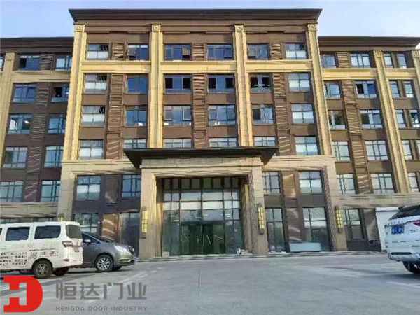 中鐵14局隧道公司項目部鑫江?桂花園感應門