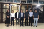 青島恒達自動門工程有限公司歡迎-碳中和聯合會領導們考察